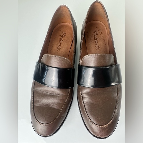 Madewell The Elin Loafer Two Toned Leather Size 6.5 - Picture 2 of 10